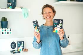 Seep Founder Laura Harnett with her eco cleaning range now stocked in Booths stores in Yorkshire