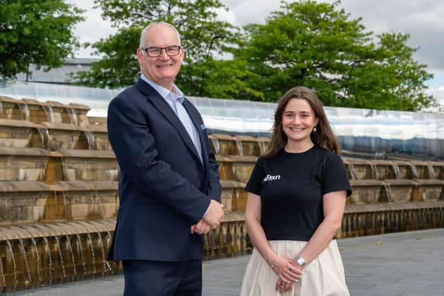 SCI Semiconductor boss Haydn Povey with Dr Elizabeth Young of PXN Ventures.