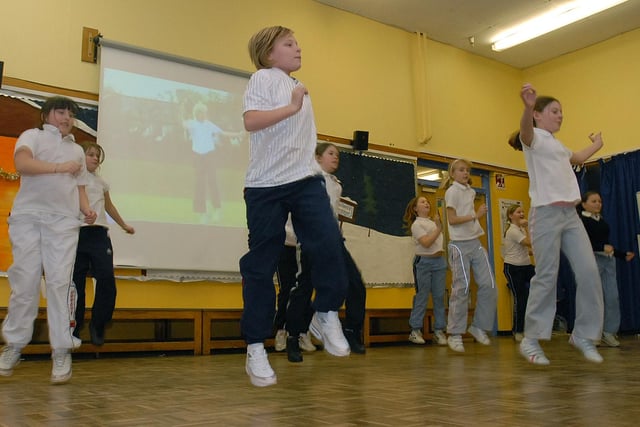A dance session in 2007 but who are the students enjoying themselves?