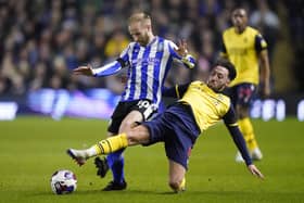 Sheffield Wednesday captain Barry Bannan in action against Bolton Wanderers.