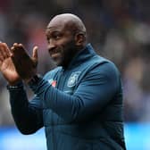 Huddersfield Town manager Darren Moore, whose side face a Championship survival six-pointer at QPR on Sunday.