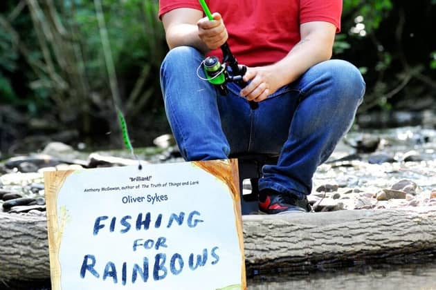 Oliver Sykes performs Fishing For Rainbows at Keighley Library on Saturday 11 May