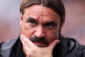 Leeds United manager Daniel Farke, who makes his first return to Norwich City on Saturday. Picture: Getty.