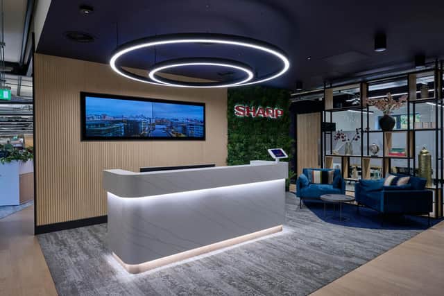 The new Leeds headquarters replaces Sharp’s previous Wakefield head office.