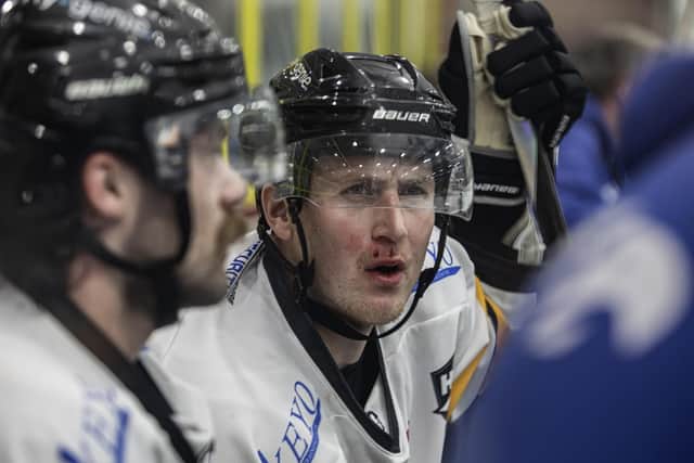 READY AND WAITING: Bobby Chamberlain hopes to get the better of former club Milton Keynes Lightning on Wednesday night in the first leg of the NIHL National Cup Final. Picture: Adam Everitt/Seahawks Media