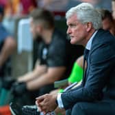 PROUD: Bradford City manager Mark Hughes praised his side's resilience against Northampton Town