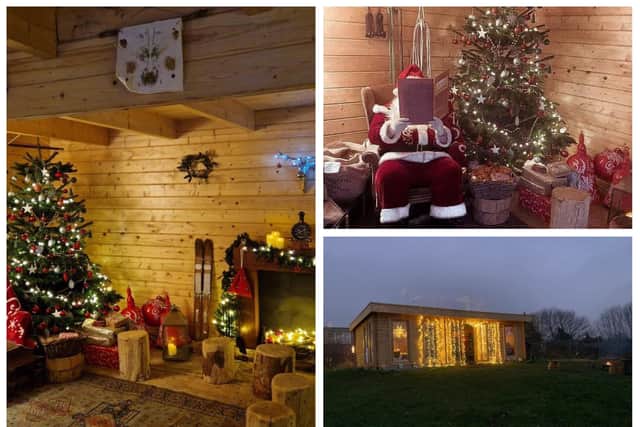 Jeanette Marie and other staff from Valley View Community Primary in West Leeds have transformed what would usually be an outdoor classroom into the festive retreat.