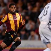 NICE ONE: Vadaine Oliver chose the perfect time to open his account for Bradford City when equalising against AFC Wimbledon in stoppage time at Valley Parade. Picture: George Wood/Getty Images