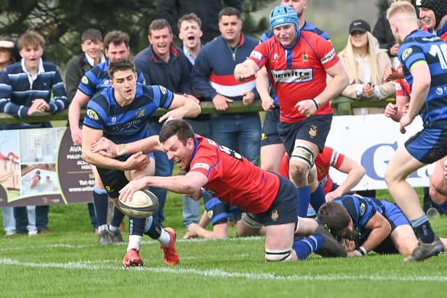 Action from Driffield RUFC v Syston RFU in the Papa John Community Cup semi final. Driffield have waited 97 years to play at Twickenham (Picture: Mike Hopps)