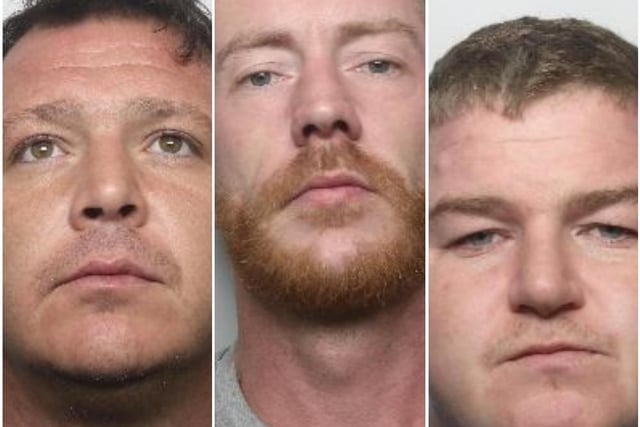 A trio of Doncaster men were sentenced to a total of more than 26 years in prison after admitting their roles in a drugs conspiracy operation in South Yorkshire, West Yorkshire and Nottinghamshire. 
John Gaskin, 34, of Rovers Way, was sentenced to 11 years and three months imprisonment after admitting the charges of conspiracy to supply heroin, cocaine and cannabis. 
Sonny Lowther, 33, of Weston Road, was given six years and nine months after he admitted the charges of conspiracy to supply heroin and cocaine. 
Andrew Waterhouse, 32, of Lime Tree Avenue, was hit with a sentence of eight years and three months after pleading guilty to the charges of conspiracy to supply heroin and cocaine and possession of spice.