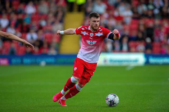 Impact player: Nicky Cadden was one of three players introduced from the bench who gave Barnsley fresh impetus in the second half against Blackpool. (Picture: Bruce Rollinson)