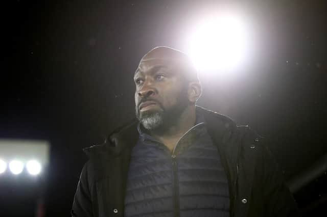 Darren Moore and his Sheffield Wednesday technical team have some decisions to make in the coming weeks. (Photo by George Wood/Getty Images)