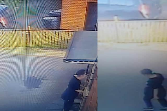 CCTV footage taken on the night she was reported missing shows her to be wearing dark trousers, a black top with a white adidas logo and dark shoes with a white sole.