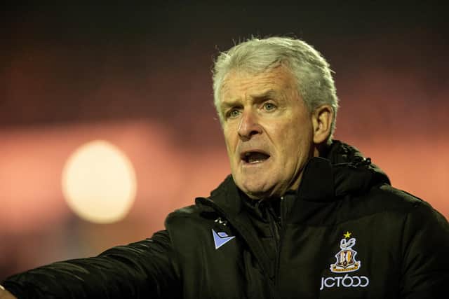 DEMAND: Mark Hughes wanted more leadership added to his Bradford City team this month