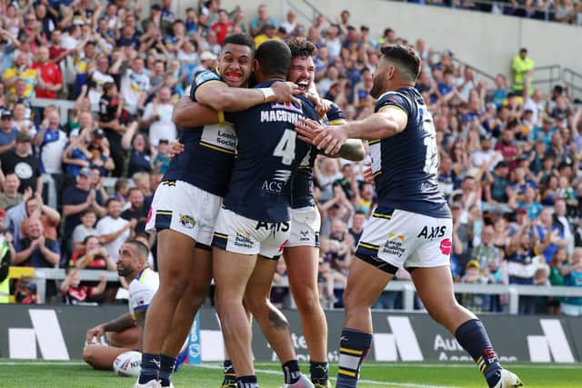 Leeds Rhinos are the club to catch at the top of the IMG rankings. (Photo: John Clifton/SWpix.com)