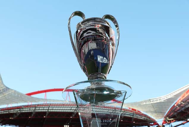 The Champions League Trophy is the most prestigious club title in European football.