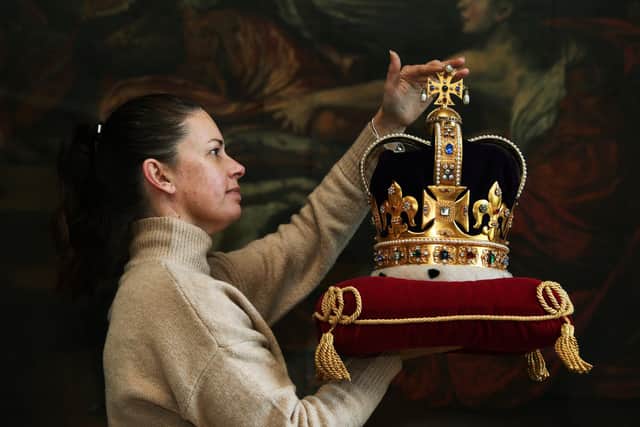 A replica set of the Crown Jewels, on display at Newby Hall. (Pic credit: Jonathan Gawthorpe)