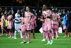DOWNBEAT: Leeds United's Ethan Ampadu and Jaidon Anthony look dejected after their side's 4-0 defeat at Queens Park Rangers