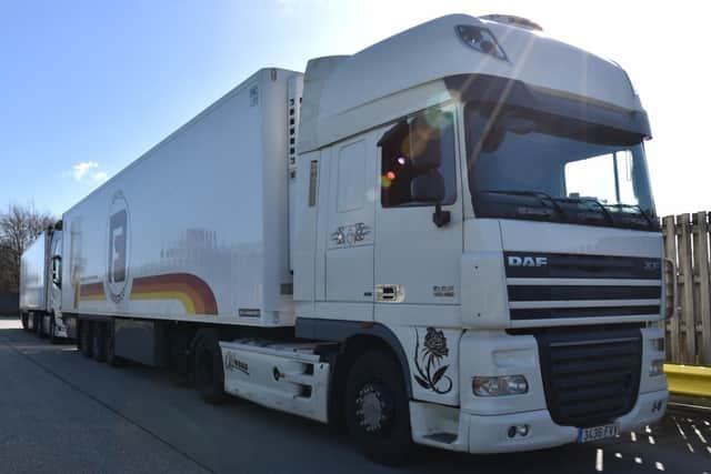 Migrants were smuggled into the UK in a Romanian lorry driven by Marinel Palage