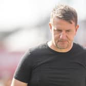 Barnsley head coach Daniel Stendel, pictured in the recent League One home game against Leicester City. Photo: Tony Johnson.