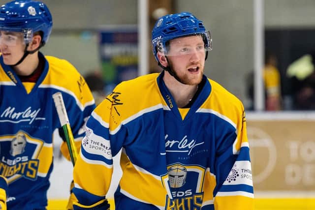 NEW HOME: Former Leeds Knights- D-man Josh Hodgkinson will debut for Hull Seahawks this weekend. Picture courtesy of Oliver Portamento.
