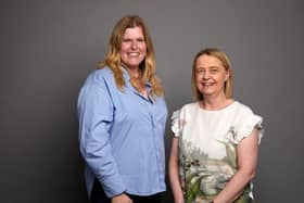 Melanie Foster (left) and Lisa Leighton, joint CEO of BHP