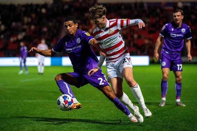 Kyle Hurst was on target for Doncaster Rovers against Tranmere (Picture: Bruce Rollinson)