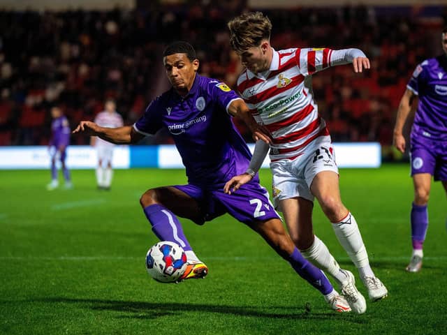 Kyle Hurst was on target for Doncaster Rovers against Tranmere (Picture: Bruce Rollinson)