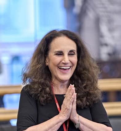 Lesley Joseph stars as 'Sister Lazarus' in Sister Act when it comes to Leeds next month
 Photo Manuel Harlan