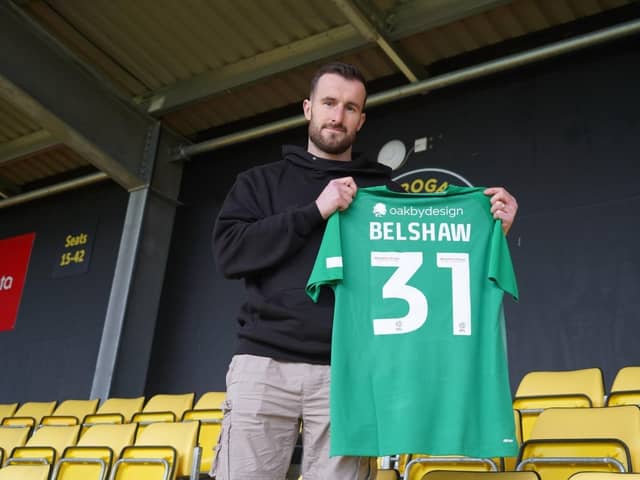 James Belshaw. Picture courtesy of Harrogate Town AFC.