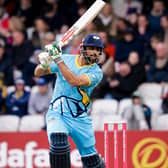Shan Masood made his highest T20 score for Yorkshire but it was all in vain on a chastening night. Picture by Alex Whitehead/SWpix.com