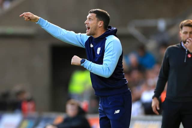 GOING NOWHERE: Cardiff City caretaker manager Mark Hudson Picture: Bradley Collyer/PA