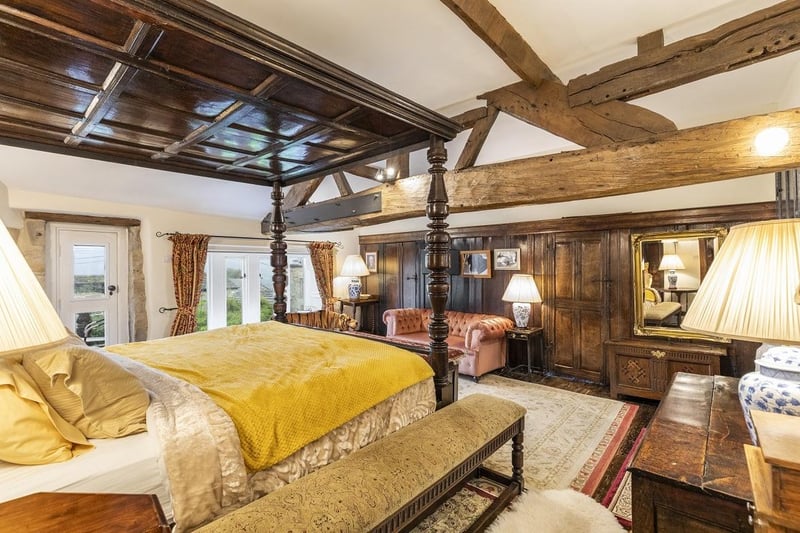 The master bedroom in Grange Hall.