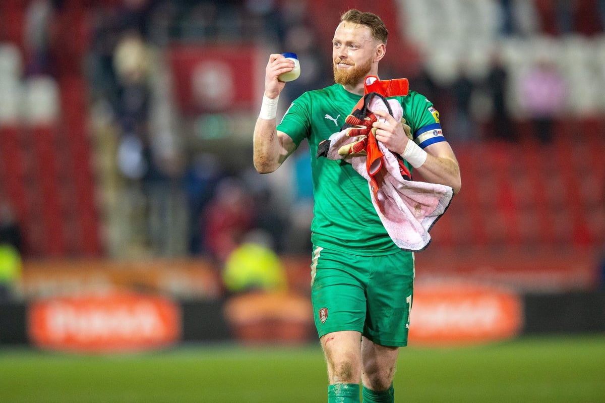 Andre Green says Rotherham United's Viktor Johansson has 'always been unbelievably good' but now he's an attacking threat too
