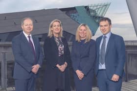 The new directors at Williamsons Solicitors, left to right: Neil Waterhouse, Sarah Clubley, Jane Cousins and John Auld.