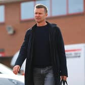 NOTTINGHAM, ENGLAND - FEBRUARY 05: Jesse Marsch, Manager of Leeds United, arrives at the stadium prior to the Premier League match between Nottingham Forest and Leeds United at City Ground on February 05, 2023 in Nottingham, England. (Photo by Michael Regan/Getty Images)