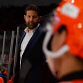 TREBLE TARGET: Sheffield Steelers' head coach, Aaron Fox, says his players are treating their quest for the Elite League play-offs in isolation to the league and Challenge Cup trophies they have already won this season. Picture: Dean Woolley/Steelers Media.