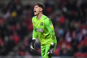 The Plymouth goalkeeper has made 119 saves in 26 games and has a save percentage of 79 per cent. Also boasts 11 clean sheets.
