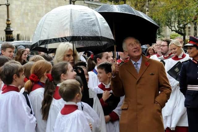 The King and Queen Consort on their last visit to York Minster in November 2022