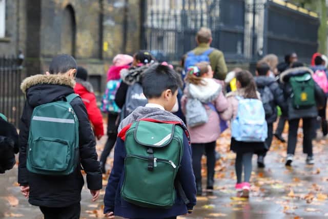 School children walking to school. (Pic credit: AdobeStock)