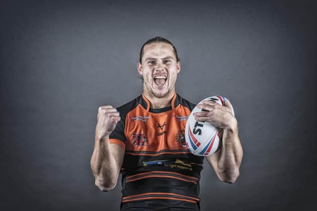 Jacob Miller is poised for his first appearance in Castleford Tigers colours. (Photo: Allan McKenzie/SWpix.com)