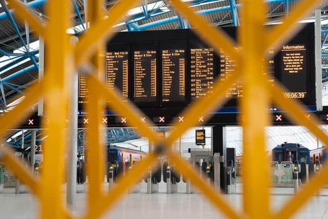 'If you have travel plans for work or leisure over the next few weeks you would be well advised to check if your scheduled services are running'. PIC: James Manning/PA Wire