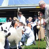 The then Prince Charles pictured at the Great Yorkshire Show in 2021.