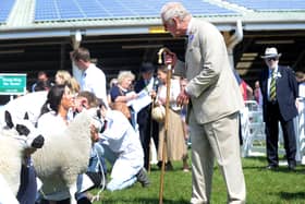 The then Prince Charles pictured at the Great Yorkshire Show in 2021.