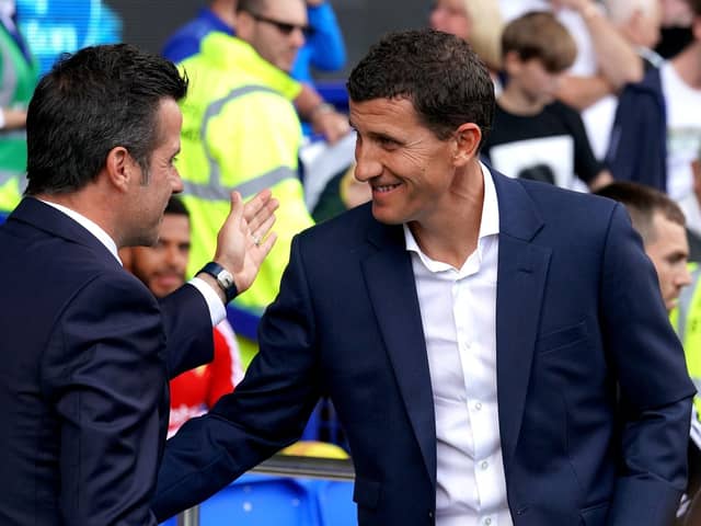 BACKED: Javi Gracia, pictured right with former Hull City coach Marco Silva