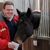 Remembered: Tom Richmond, former racing correspondent of the Yorkshire Post, who died suddenly in March, has a race named after him at Wetherby on Wednesday.