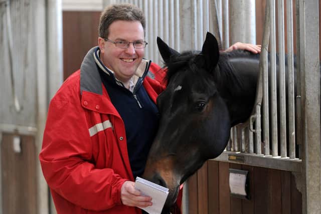 Remembered: Tom Richmond, former racing correspondent of the Yorkshire Post, who died suddenly in March, has a race named after him at Wetherby on Wednesday.