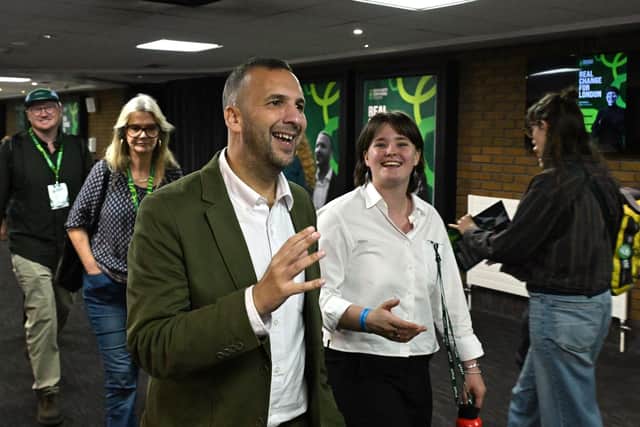 Green Party leader Zack Polanski during the Green Party autumn conference. PIC: Will Colebourne/PA Wire