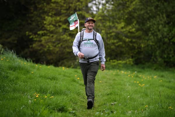 Jim Morton from Penistone, who is to embark on another adventure, by walking the length of the five D.Day landing beaches.Picture Jonathan Gawthorpe