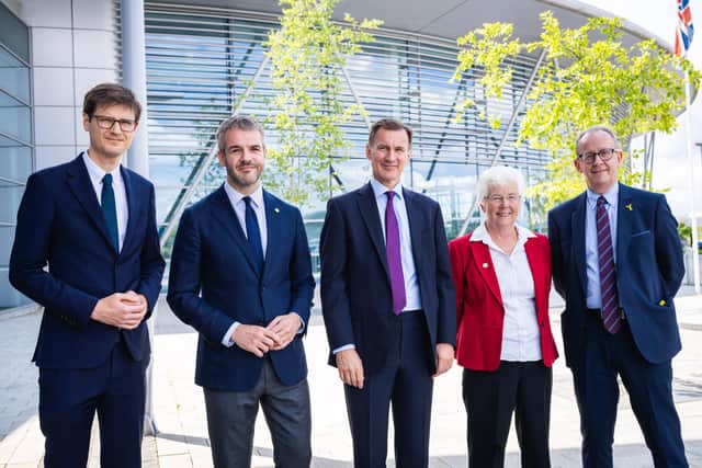 Chancellor Jeremy Hunt meets with South Yorkshire leaders as the UK's first Investment Zone is announced in the region.